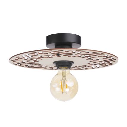 Πλαφονιέρα οροφής FALCO 1xE27/60W/230V διάμετρος 30 cm μπεζ