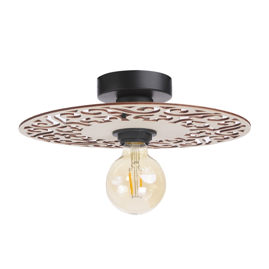 Πλαφονιέρα οροφής FALCO 1xE27/60W/230V διάμετρος 30 cm μπεζ