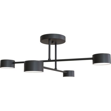 Πλαφονιέρα οροφής HALO 4xGX53/10W/230V μαύρο