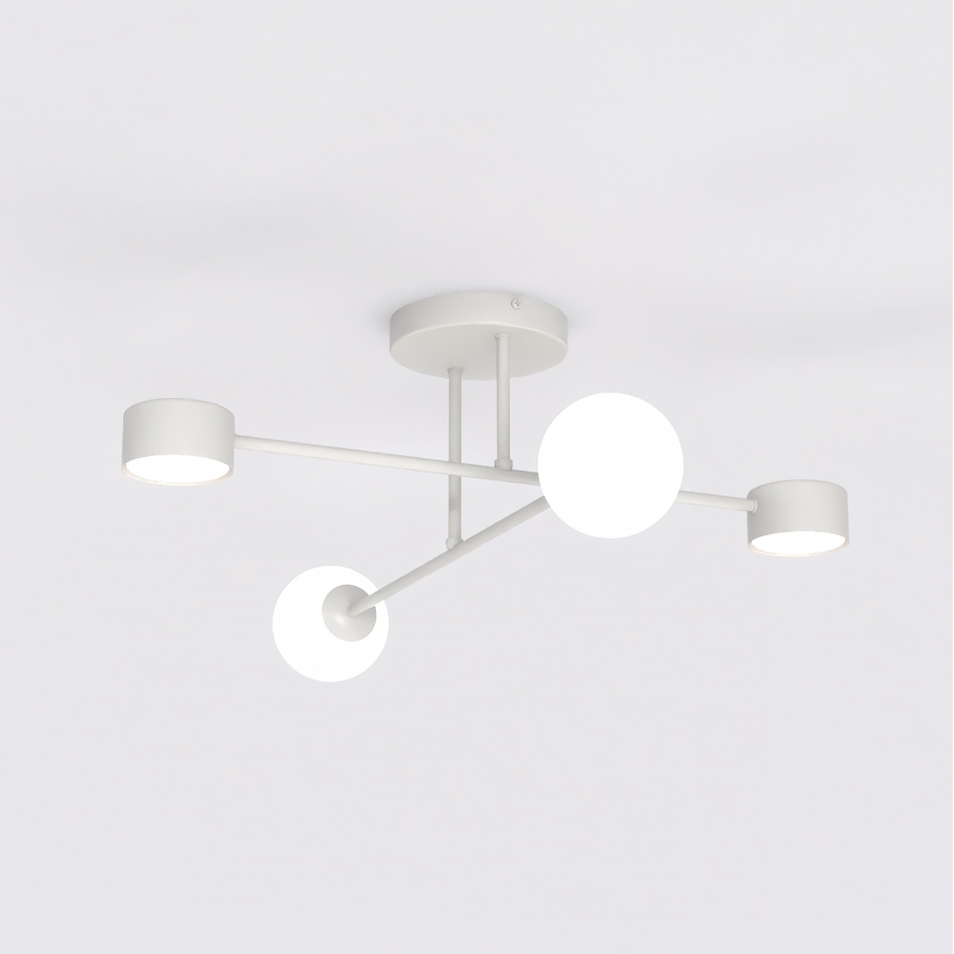 Πλαφονιέρα οροφής HOLON 2xG9/8W/230V + 2xGX53/12W γκρι