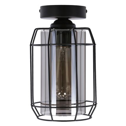 Πλαφονιέρα οροφής JONERA 1xE27/40W/230V μαύρο