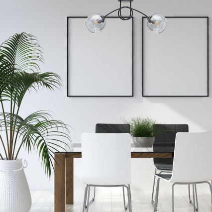 Πλαφονιέρα οροφής LATIL 2xE27/60W/230V