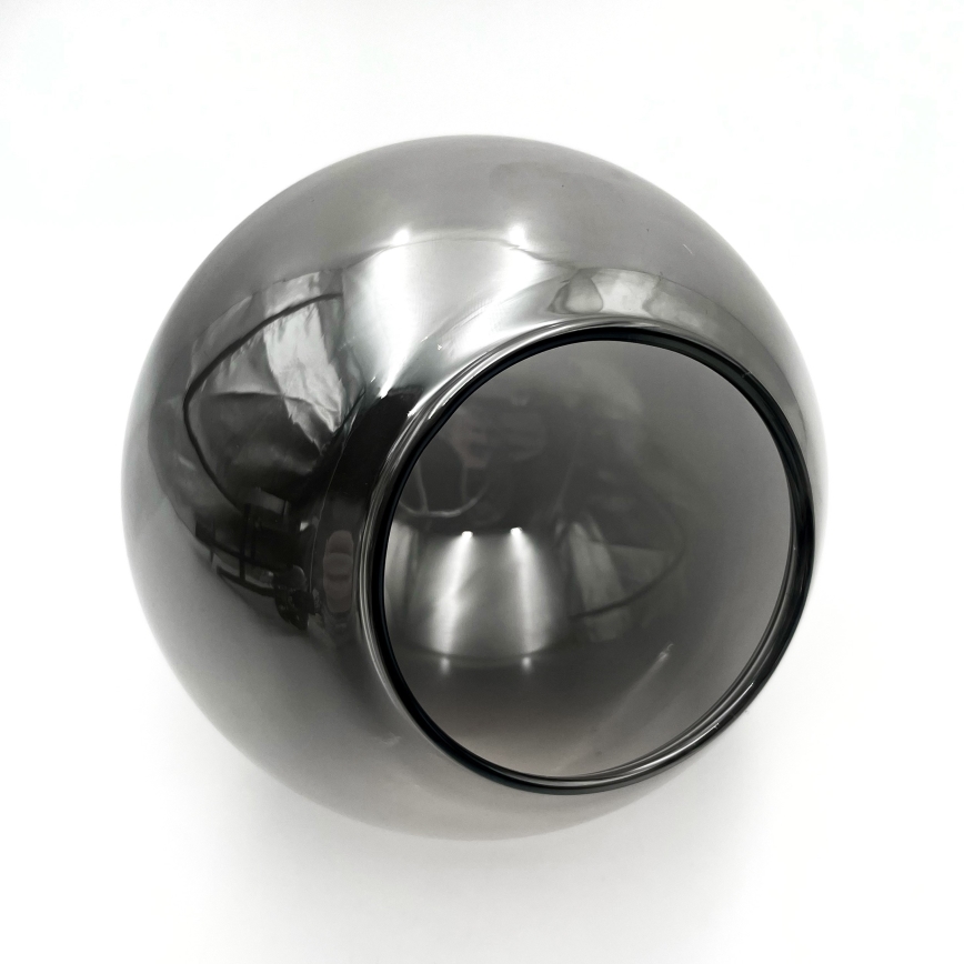 Πλαφονιέρα οροφής MALENA 3xE14/5W/230V μαύρο/φιμέ