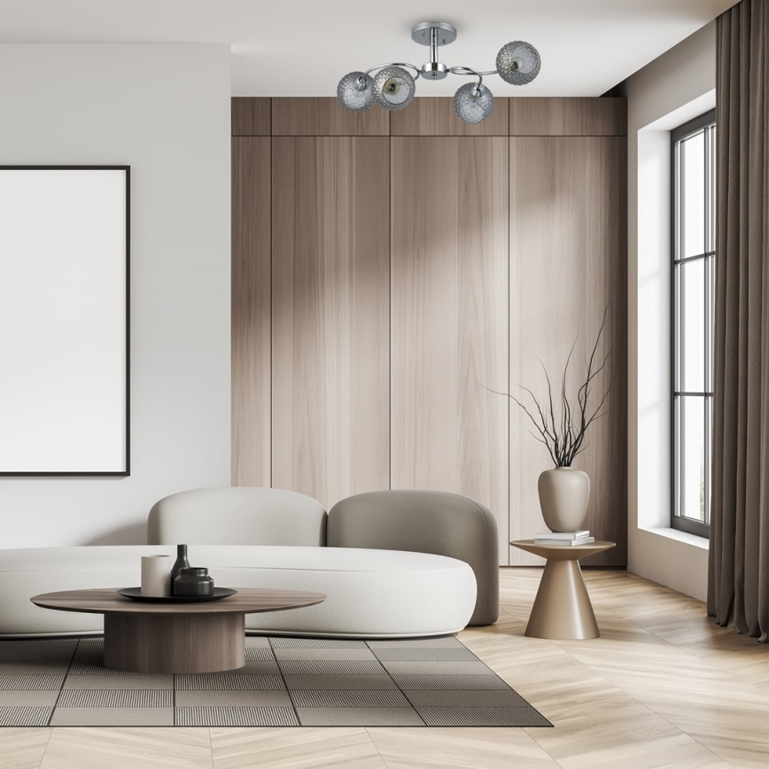 Πλαφονιέρα οροφής OAKLAND 4xE27/60W/230V