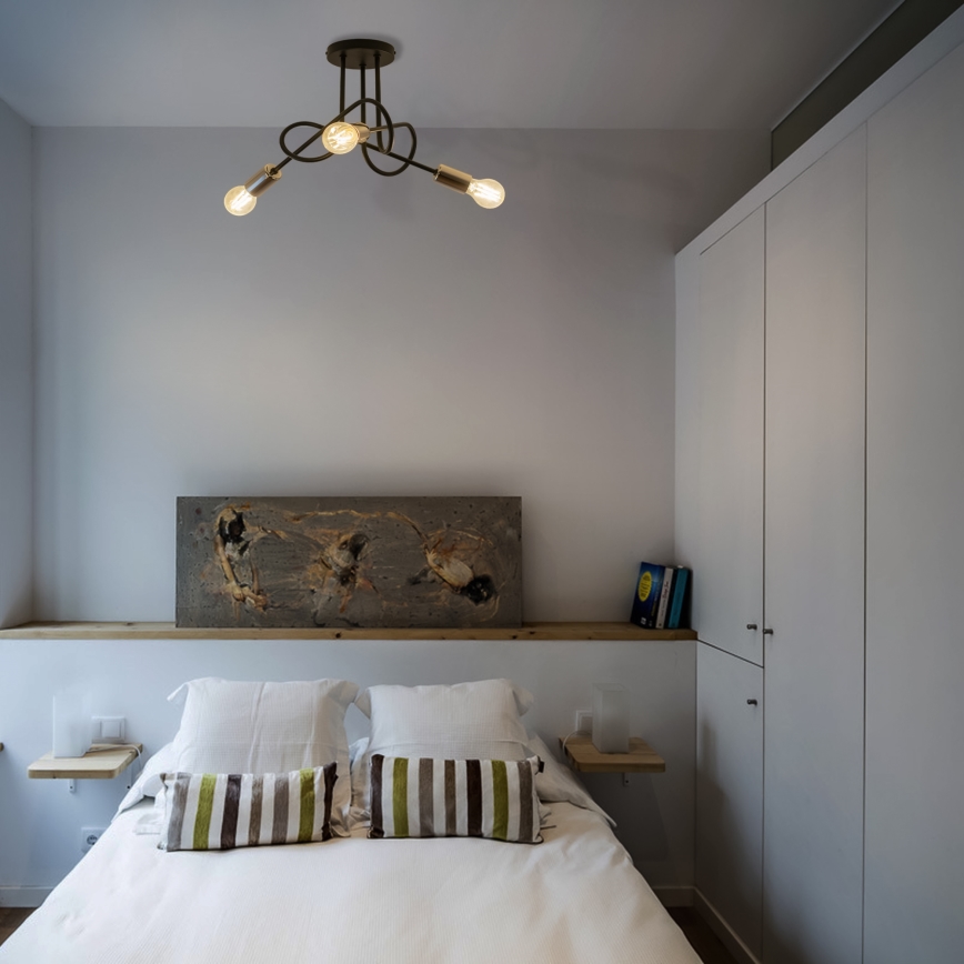 Πλαφονιέρα οροφής OXFORD 3xE27/15W/230V