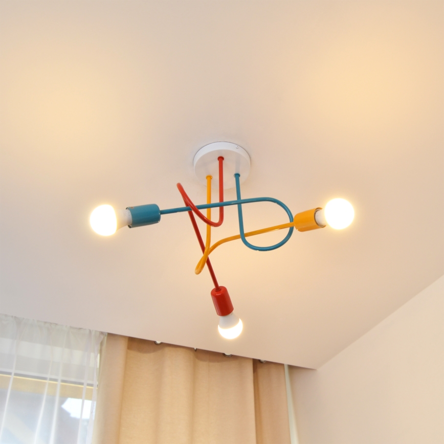 Πλαφονιέρα οροφής OXFORD 3xE27/15W/230V