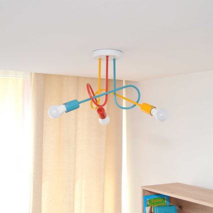 Πλαφονιέρα οροφής OXFORD 3xE27/15W/230V