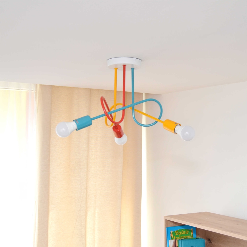 Πλαφονιέρα οροφής OXFORD 3xE27/15W/230V