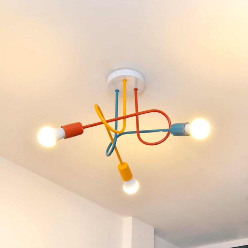 Πλαφονιέρα οροφής OXFORD 3xE27/15W/230V