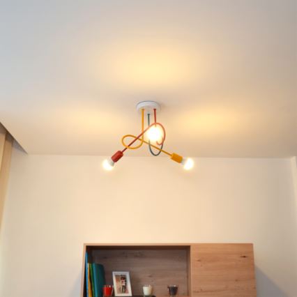 Πλαφονιέρα οροφής OXFORD 3xE27/15W/230V