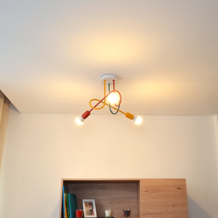 Πλαφονιέρα οροφής OXFORD 3xE27/15W/230V