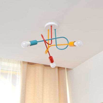 Πλαφονιέρα οροφής OXFORD 3xE27/15W/230V