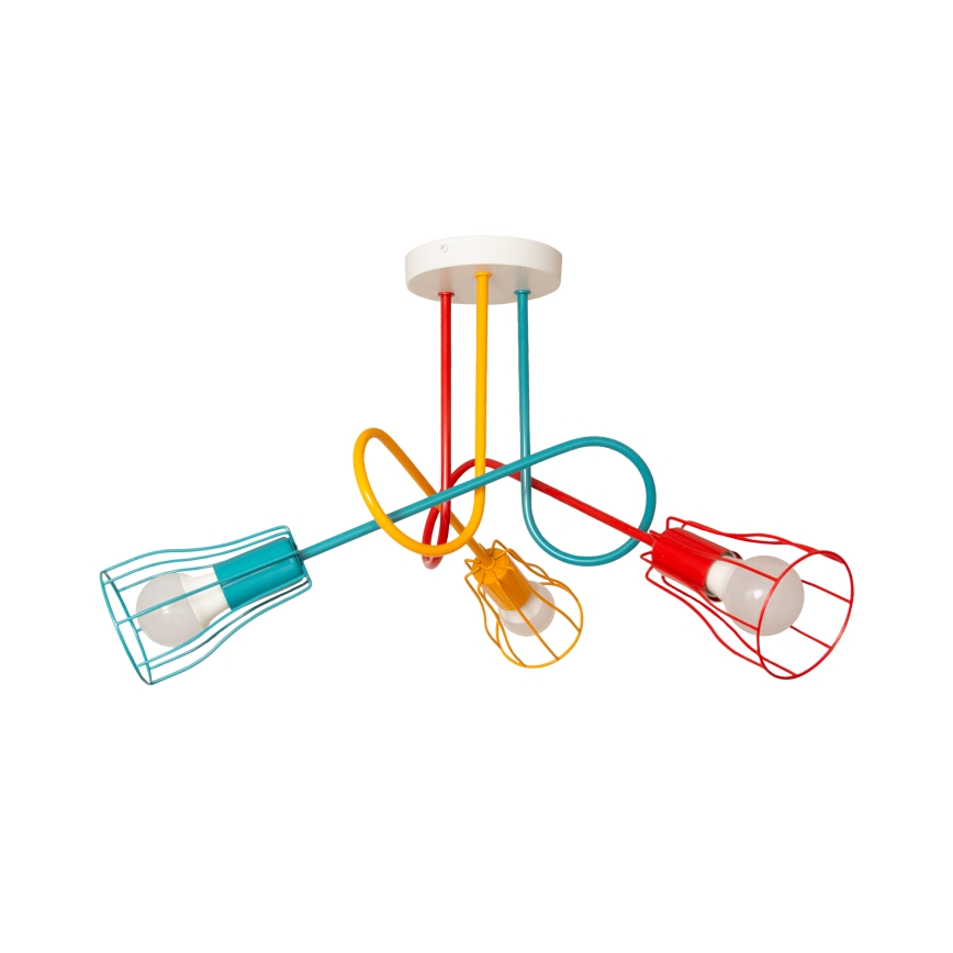 Πλαφονιέρα οροφής OXFORD 3xE27/15W/230V