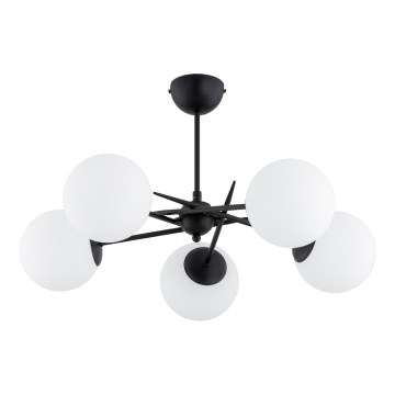 Πλαφονιέρα οροφής PRIMERY 5xE14/10W/230V μαύρο