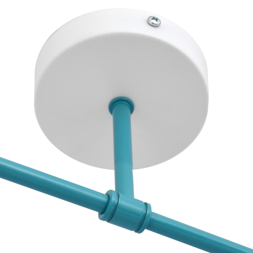 Πλαφονιέρα οροφής πολύφωτο CAMBRIDGE 2xE27/15W/230V μπλε