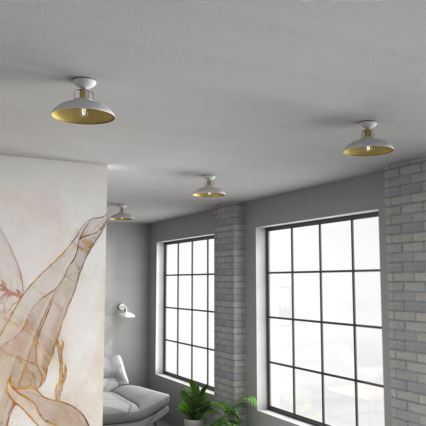 Πλαφονιέρα οροφής πολύφωτο FELIX 1xE27/60W/230V λευκό