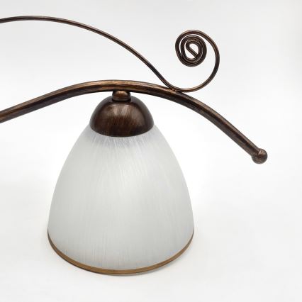 Πλαφονιέρα οροφής RETRO 3xE27/60W/230V μπρονζέ πατίνα