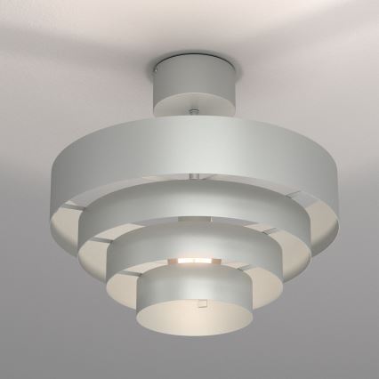 Πλαφονιέρα οροφής RINGS 1xE27/15W/230V γυαλιστερό χρώμιο