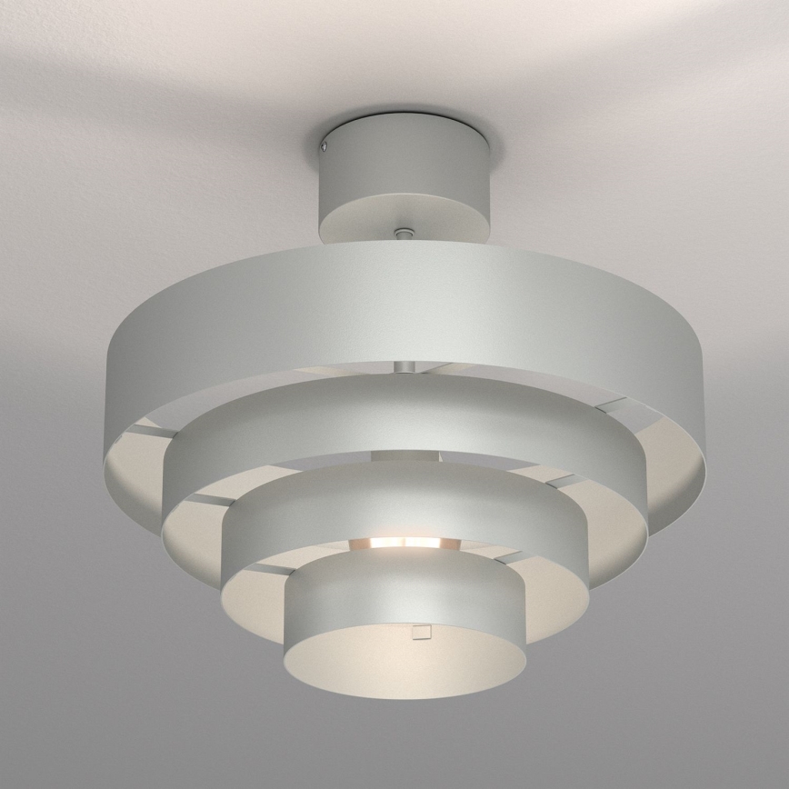 Πλαφονιέρα οροφής RINGS 1xE27/15W/230V γυαλιστερό χρώμιο