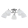 Πλαφονιέρα οροφής SEVA 5xE27/15W/230V γυαλιστερό χρώμιο