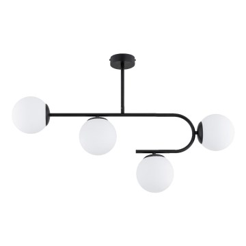 Πλαφονιέρα οροφής STELLAR 4xE14/10W/230V μαύρο