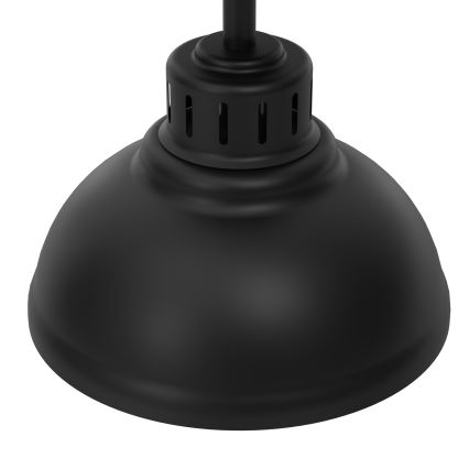 Πλαφονιέρα οροφής SVEN 1xE27/15W/230V μαύρο/χρυσό