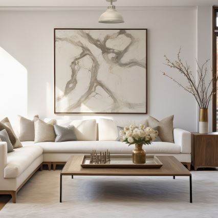 Πλαφονιέρα οροφής SVEN 1xE27/15W/230V μπεζ