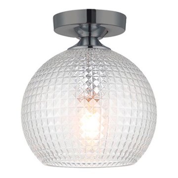 Πλαφονιέρα οροφής TALISA 1xE27/40W/230V μαύρο χρώμιο