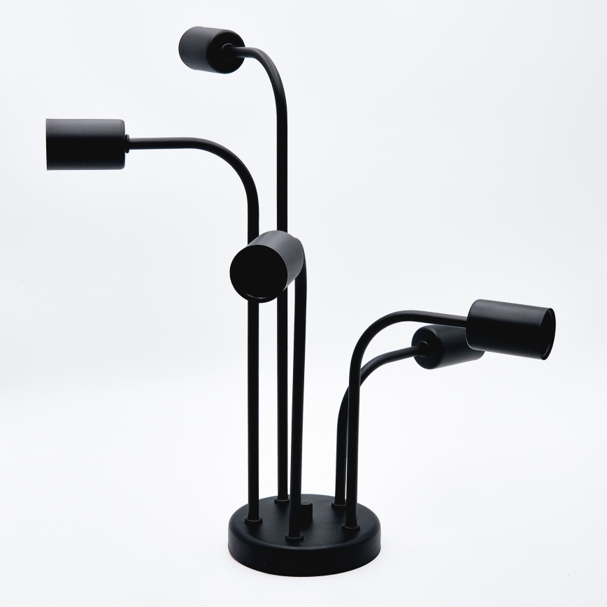 Πλαφονιέρα οροφής TRINITY 5xE27/15W/230V μαύρο