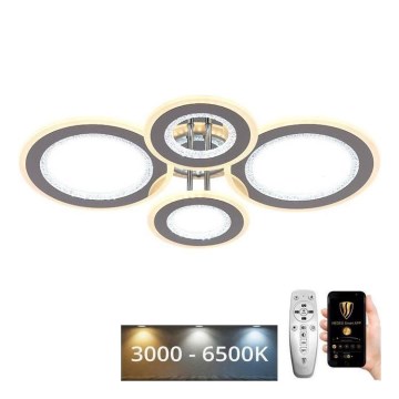 Πλαφονιέρα οροφής ντιμαριζόμενη LED LED/100W/230V 3000-6500K + τηλεχειριστήριο