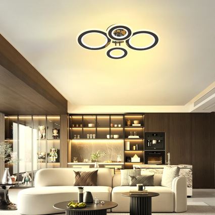 Πλαφονιέρα οροφής ντιμαριζόμενη LED LED/100W/230V 3000-6500K + τηλεχειριστήριο