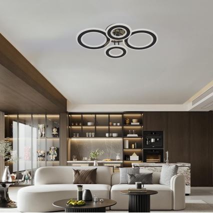 Πλαφονιέρα οροφής ντιμαριζόμενη LED LED/100W/230V 3000-6500K + τηλεχειριστήριο
