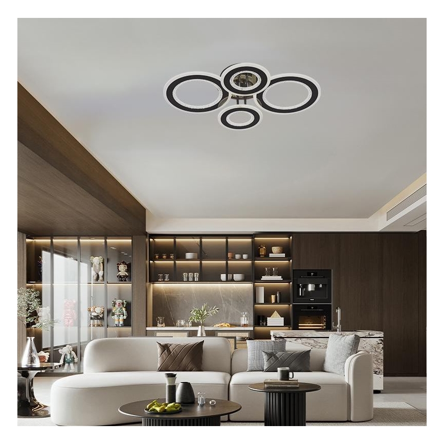 Πλαφονιέρα οροφής ντιμαριζόμενη LED LED/100W/230V 3000-6500K + τηλεχειριστήριο