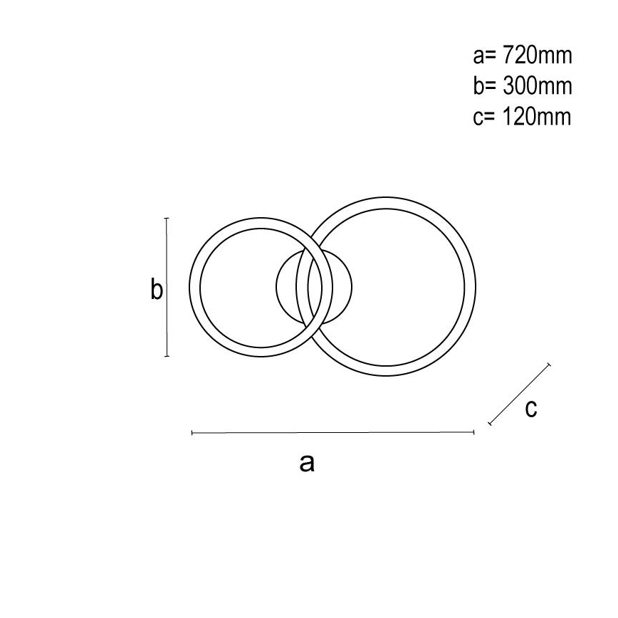 Πλαφονιέρα οροφής ντιμαριζόμενη LED LED/110W/230V 3000-6500K + τηλεχειριστήριο