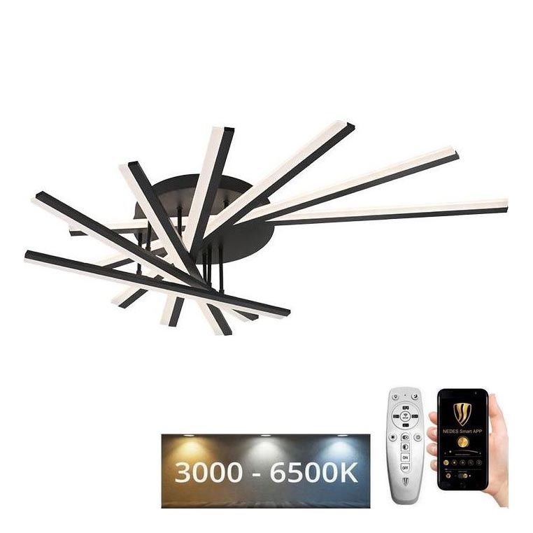 Πλαφονιέρα οροφής ντιμαριζόμενη LED LED/120W/230V 3000-6500K + τηλεχειριστήριο