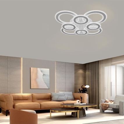 Πλαφονιέρα οροφής ντιμαριζόμενη LED LED/200W/230V 3000-6500K + τηλεχειριστήριο