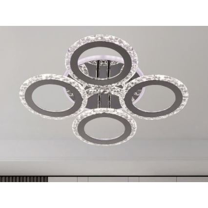 Πλαφονιέρα οροφής ντιμαριζόμενη LED LED/55W/230V 3000-6500K + τηλεχειριστήριο