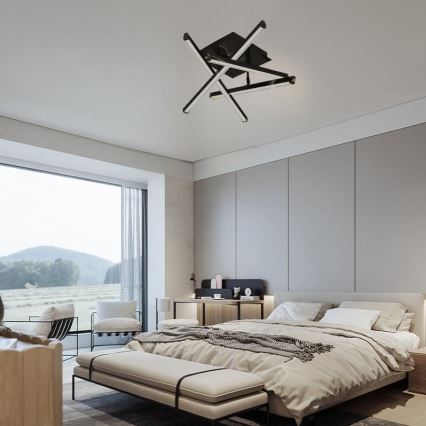 Πλαφονιέρα οροφής ντιμαριζόμενη LED LED/60W/230V 3000-6500K + τηλεχειριστήριο