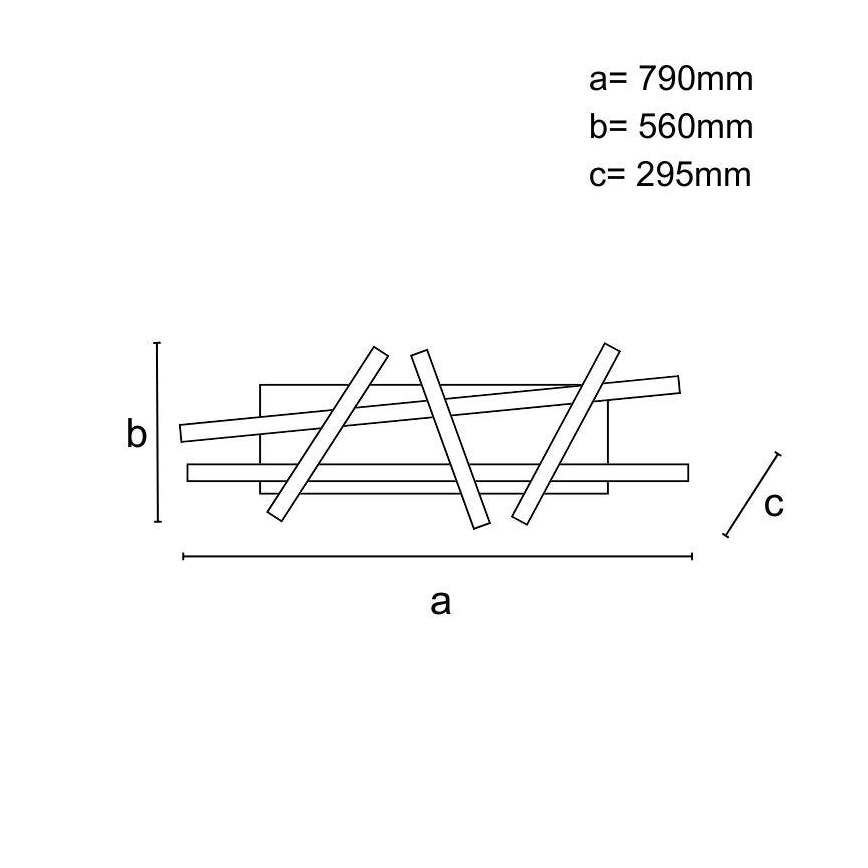 Πλαφονιέρα οροφής ντιμαριζόμενη LED LED/60W/230V 3000-6500K + τηλεχειριστήριο