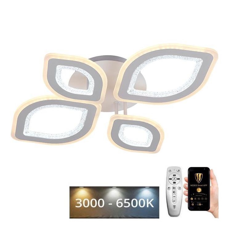 Πλαφονιέρα οροφής ντιμαριζόμενη LED LED/95W/230V 3000-6500K + τηλεχειριστήριο