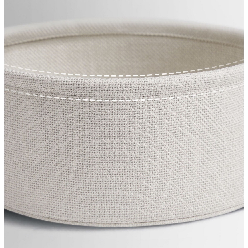 Πλαϊκό τραπεζάκι NOIRA γκρι/λευκό