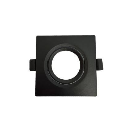 Πλαίσιο για χωνευτό φωτιστικό GU10 9x9 cm μαύρο
