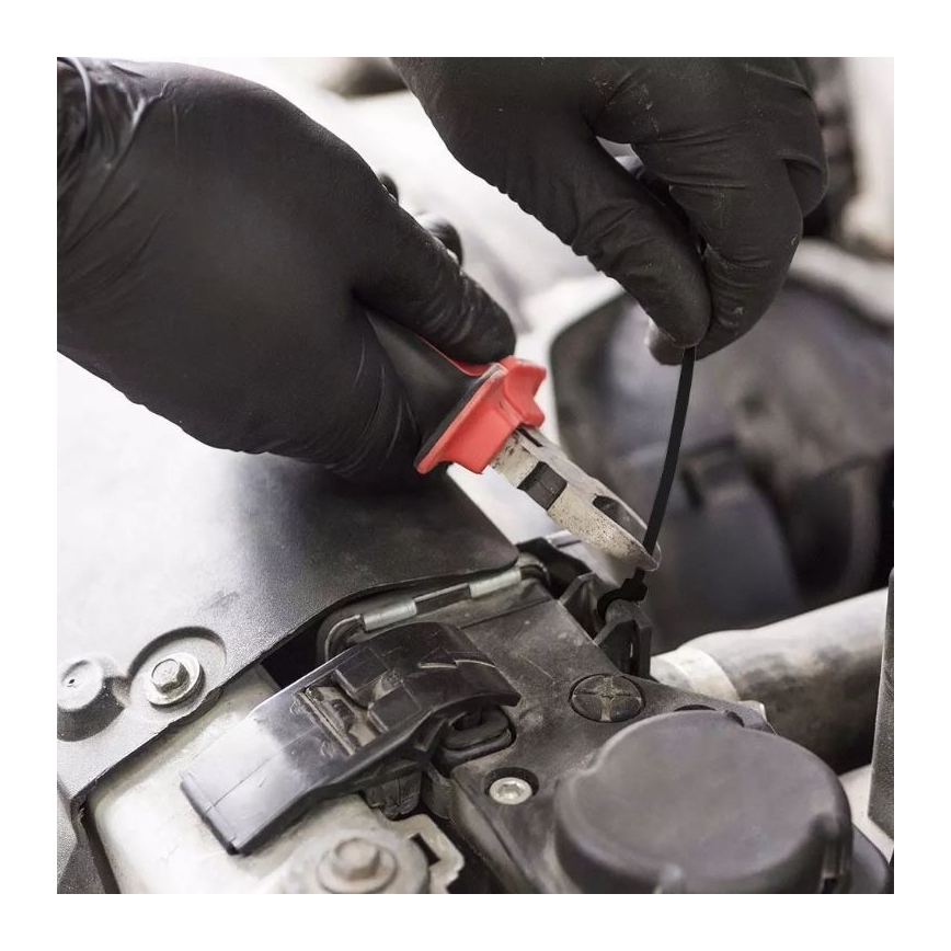 Πλαστικά Δεματικά καλώδια 3,5x200mm  100 τεμάχια  μαύρο