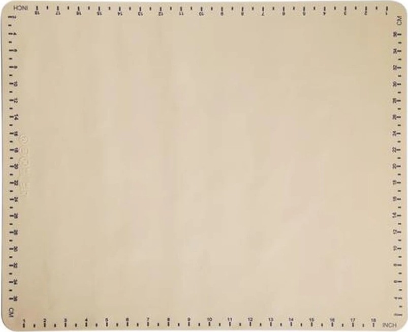 Πλάστης ζύμης από σιλικόνη TORO 52x42 cm, σε κρεμ απόχρωση