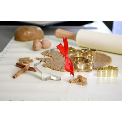 Πλάστης ζύμης από σιλικόνη TORO 52x42 cm, σε κρεμ απόχρωση