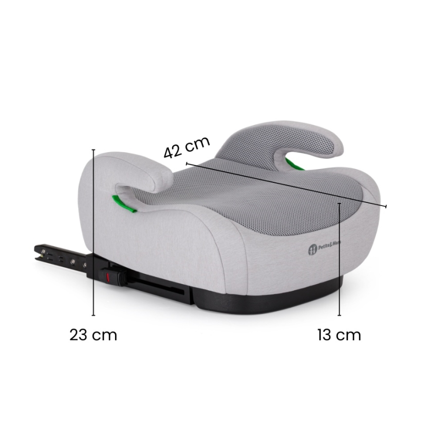 PETITE&MARS - Ανυψωτικό κάθισμα αυτοκινήτου OPTIMUS PRO i-Size Air 125-150 cm (22-36 kg) μαύρο