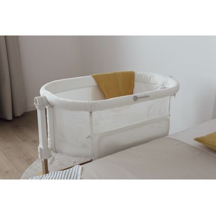 PETITE&MARS - Λίκνο - Κούνια μωρού 2σε1 GLORY γκρι