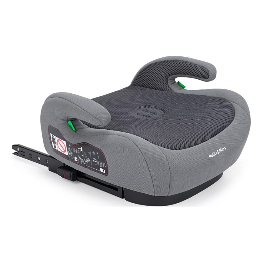 PETITE&MARS - Κάθισμα αυτοκινήτου booster OPTIMUS PRO i-Size 125-150 cm (22-36 kg) γκρι