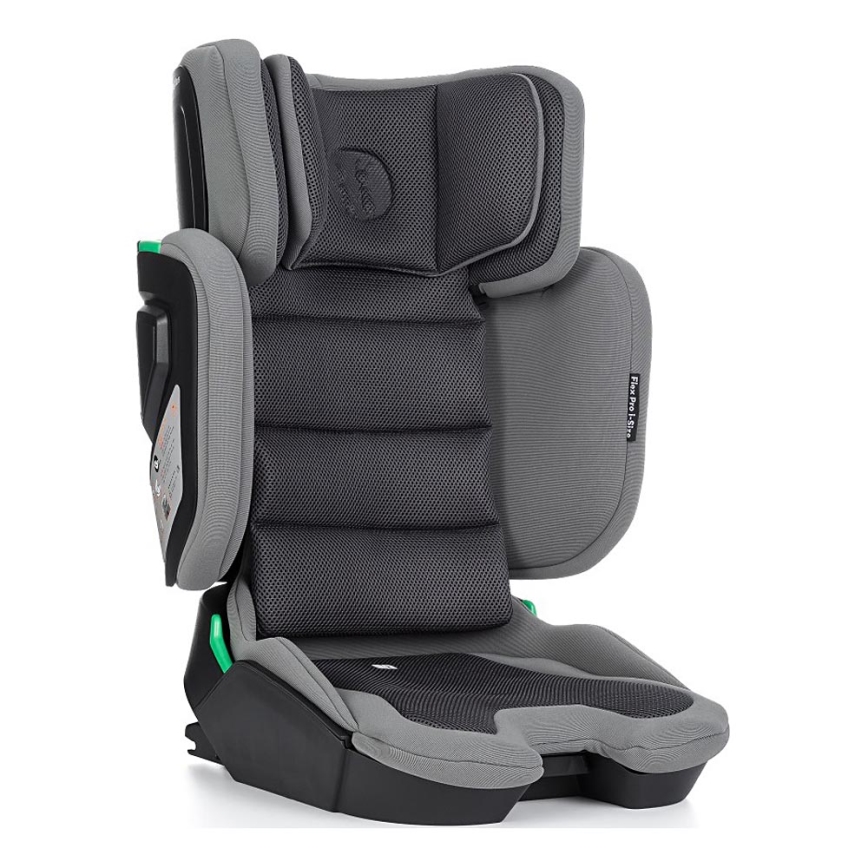 PETITE&MARS - Κάθισμα αυτοκινήτου FLEX PRO i-Size 100-150 cm (15-36 kg) γκρι
