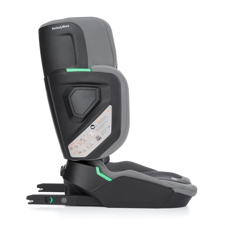 PETITE&MARS - Κάθισμα αυτοκινήτου FLEX PRO i-Size 100-150 cm (15-36 kg) γκρι